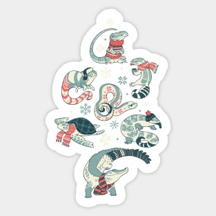 Winter Herps Sticker